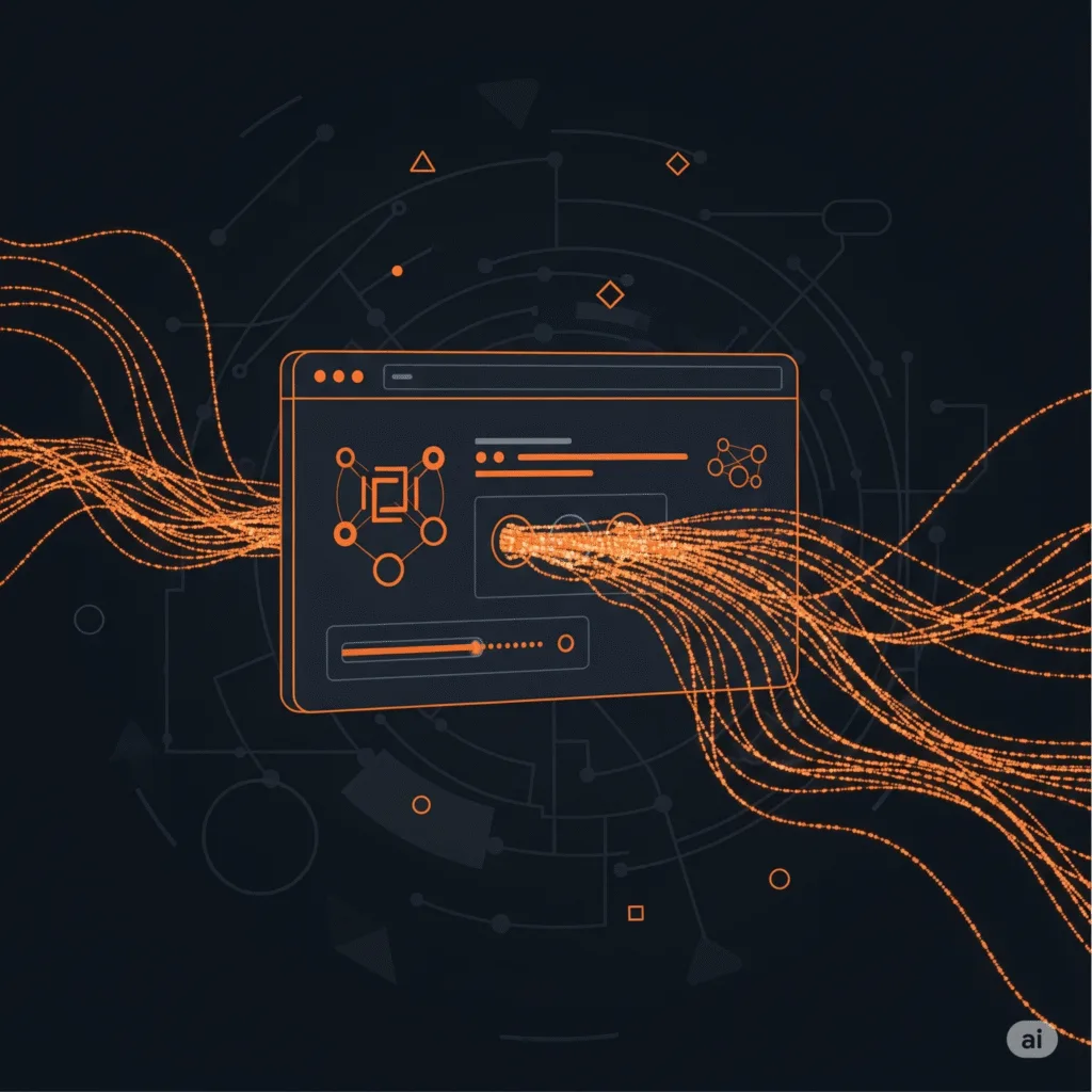 Abstract image of data scraping