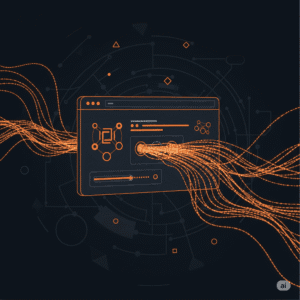 Abstract image of web data scraping API